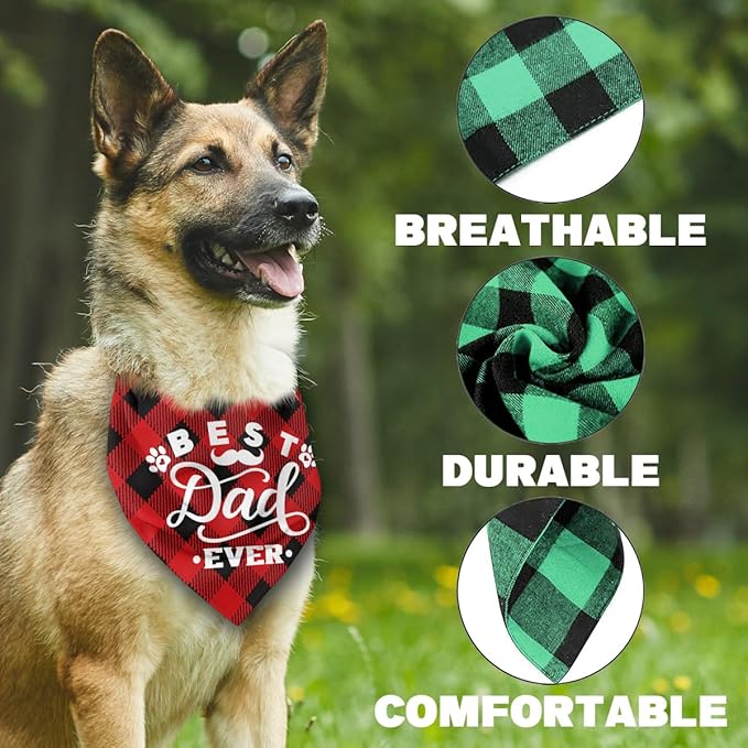 Best Dad Ever Dog Bandana (C5)
