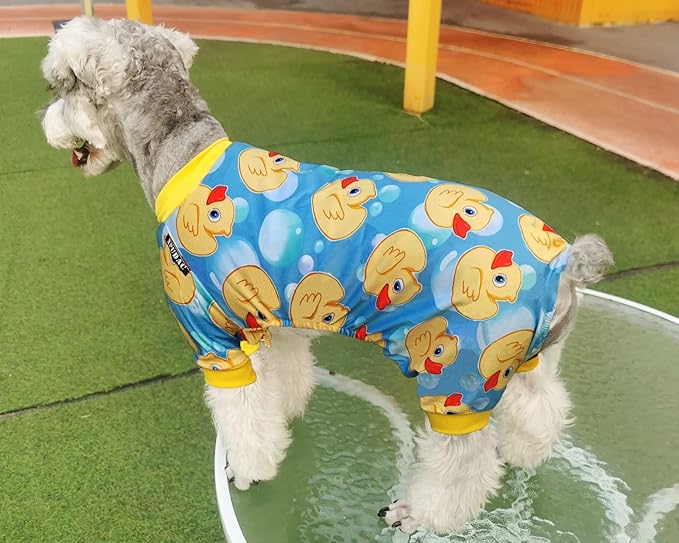 XPUDAC 4 Piece Dog Pajamas for Small Dogs