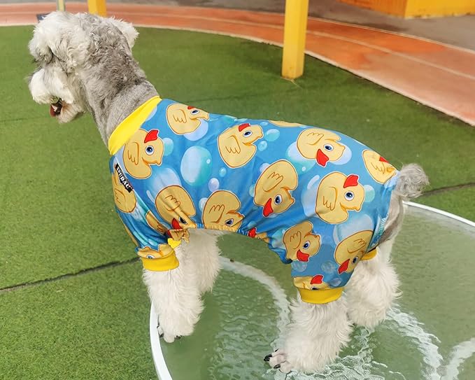 XPUDAC 4 Piece Dog Pajamas for Small Dogs