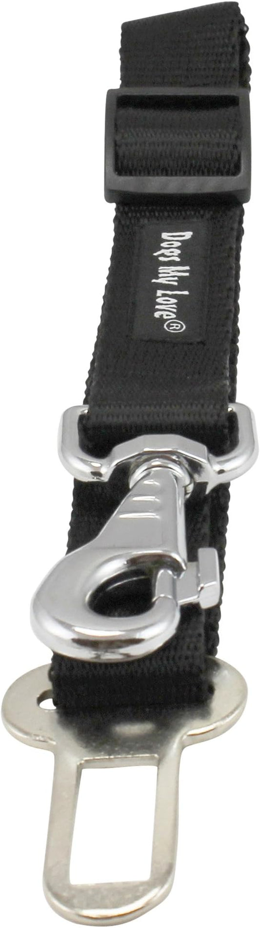 Dogs My Love Adjustable 15"-25 Long Leash Car 1" Wide