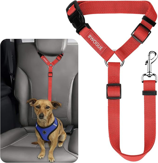 BWOGUE Pet Dog Cat Seat Belts (1 Pack)