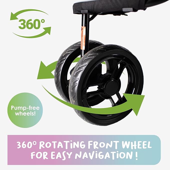 Petique Revolutionary Durable Pet Stroller 55LBS -