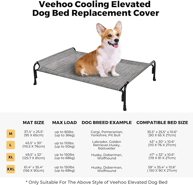 Veehoo Dog Bed Replacement Cover for CWC2204