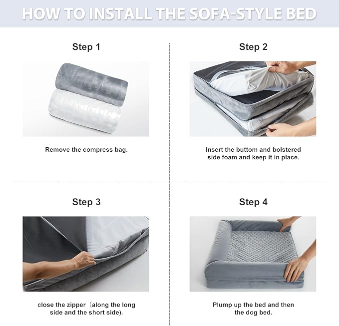 WNPETHOME Dog Beds for Large Dogs