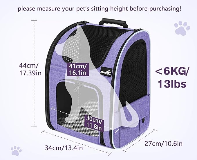 Pecute Cat Backpack Carrier
