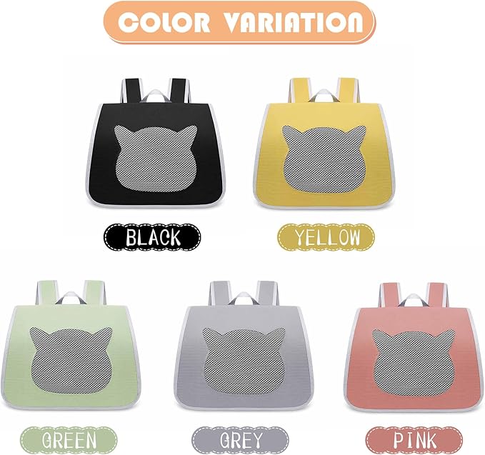 Cat Backpack Carrier (12lb) (Yellow)