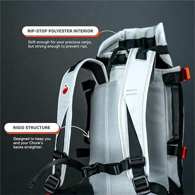 The Maxine One Dog Backpack Carrier by LITTLE CHONK 50 lbs