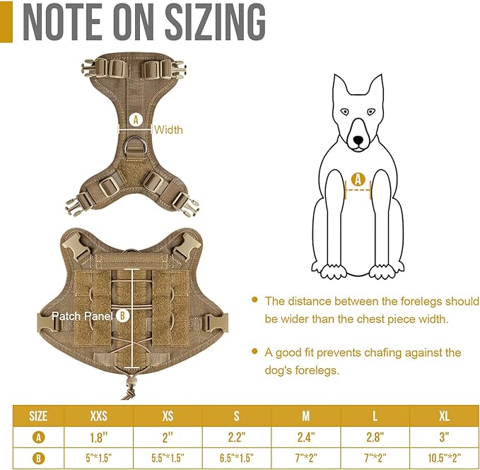 OneTigris Tactical Dog Harness
