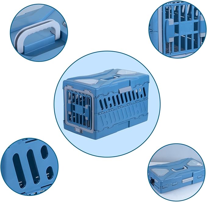 Collapsible Puppy Crate Portable Dog Kennel Portable Travel 22 Inch