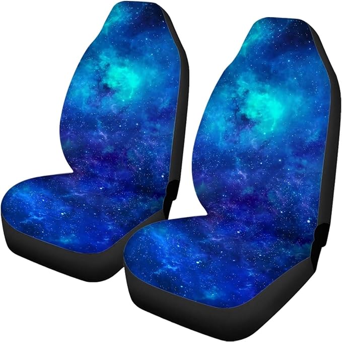 Galaxy Seat Covers for Cars Front and Rear 4 Pieces