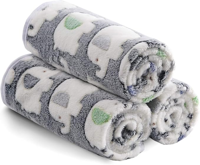 1 Pack 3 Blankets Super Soft Fluffy Premium Large(41x31 inch)