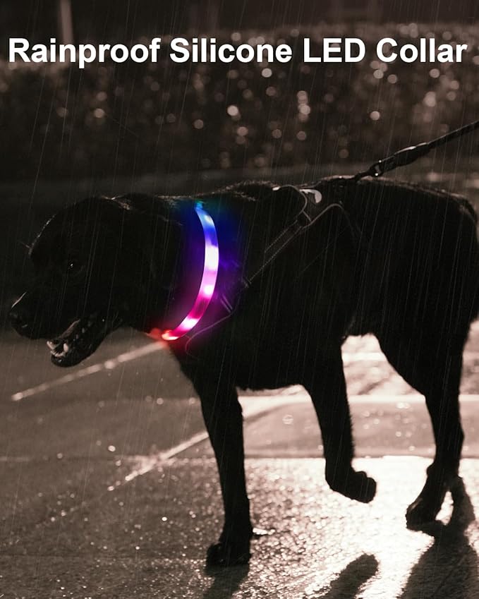 Joytale Light Up Dog Collar 9 Flashing 27.5 Inch