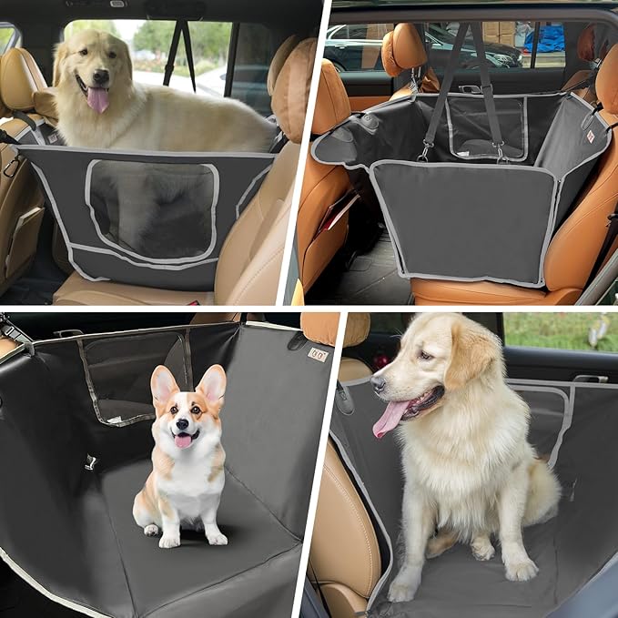 njnj Dog Car Seat Cover for Back Seat