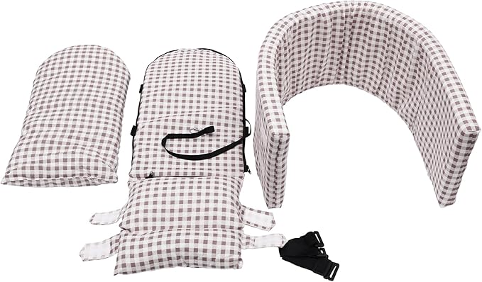 X AUTOHAUX Plaid Style Dog Car Seat Adjustable