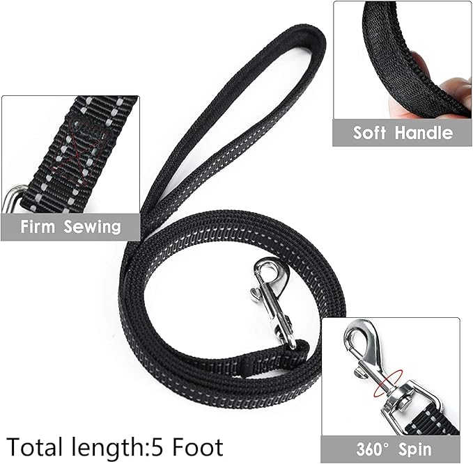 YIMEIS Dog Harness and Leash Set 1)