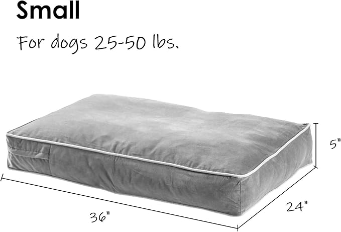 South Pine Porch Buddy Rectangle Pillow Style Dog Bed (24" x 36")