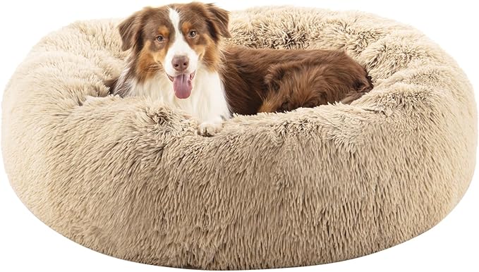 Calming Dog Bed for Small Dogs 20", Shag