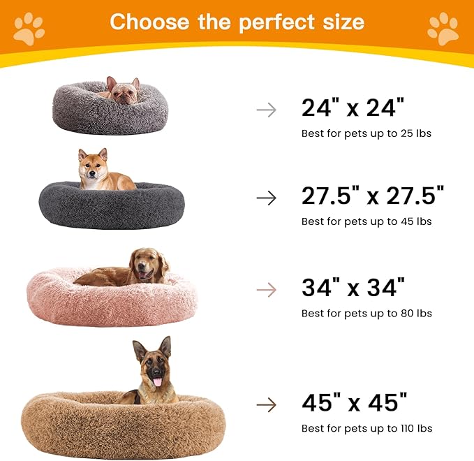 Dog Beds for Large Dogs 80Lbs, 34inch
