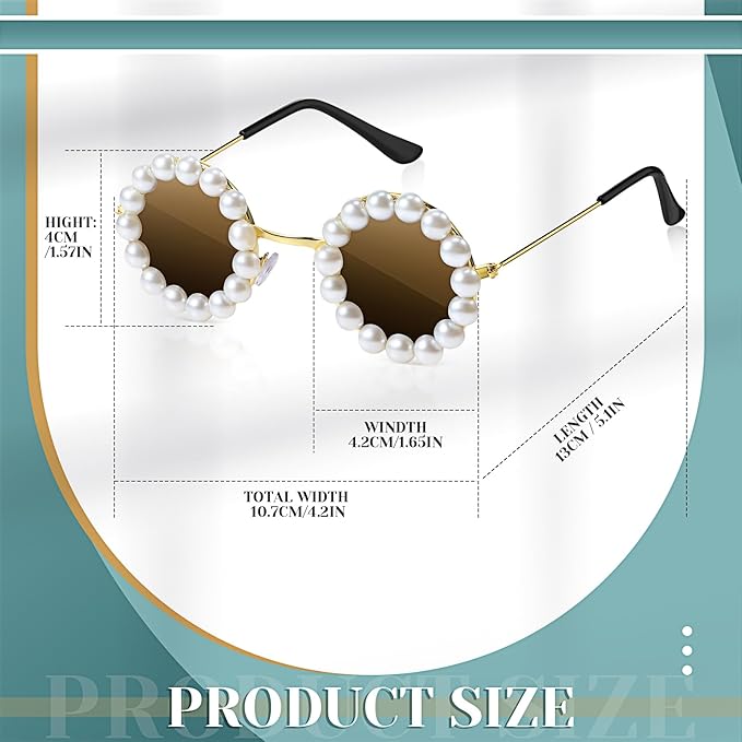 Dog Sunglasses Retro Pet Glasses Doll Glasses Classic Round Dog Glasses Metal Cat Puppy Eye Wear Hippie Costumes for Cats and Dogs