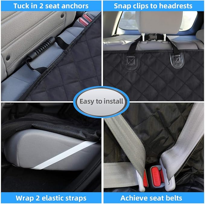 Deluxe More Durable Waterproof Backseat Protector