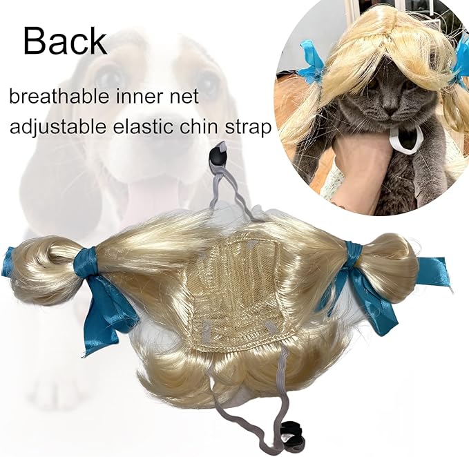 Funny Dog Wig Pet Costumes