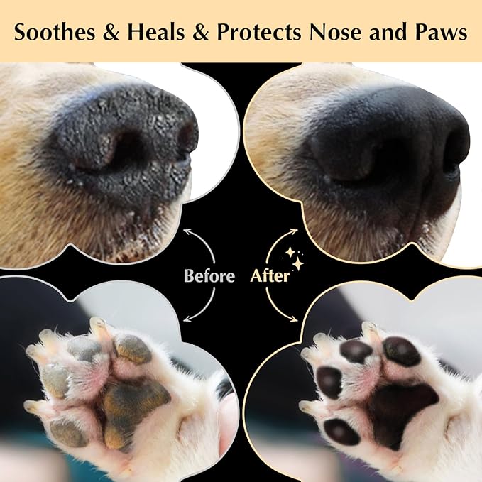 All-Natural Lick Safe Dog Paw Balm for Dogs & Cats 2 Pack (1.23oz*2)
