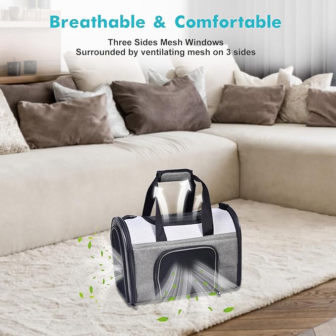 JESPET Soft-Sided Kennel Pet Carrier for Small Dogs