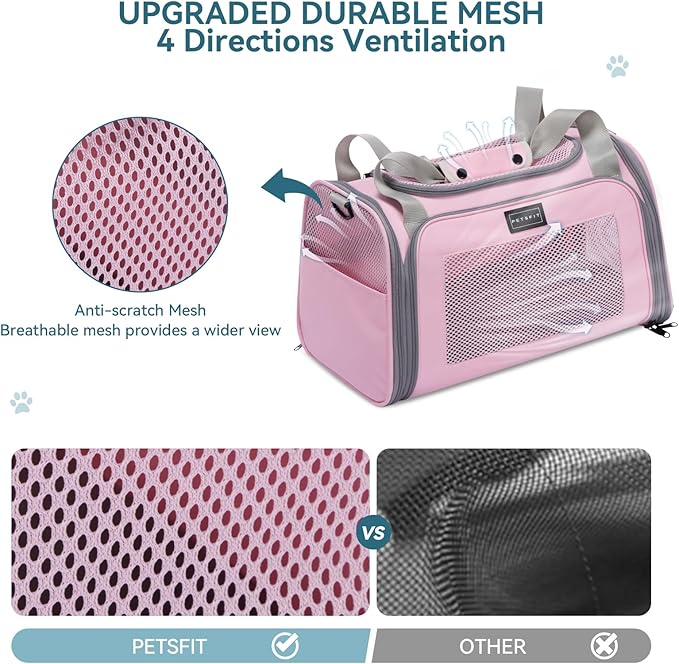 PETSFIT Cat Carrier for Large Cats 25 Lbs,
