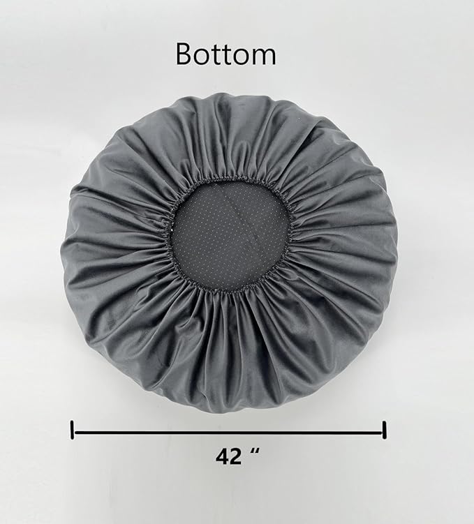 Elastric Round Dog Bed Replacement Cover Washable Easy 42 Inch