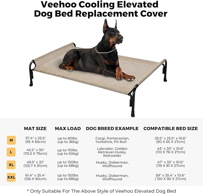 Veehoo Dog Bed Replacement Cover for CWC2204