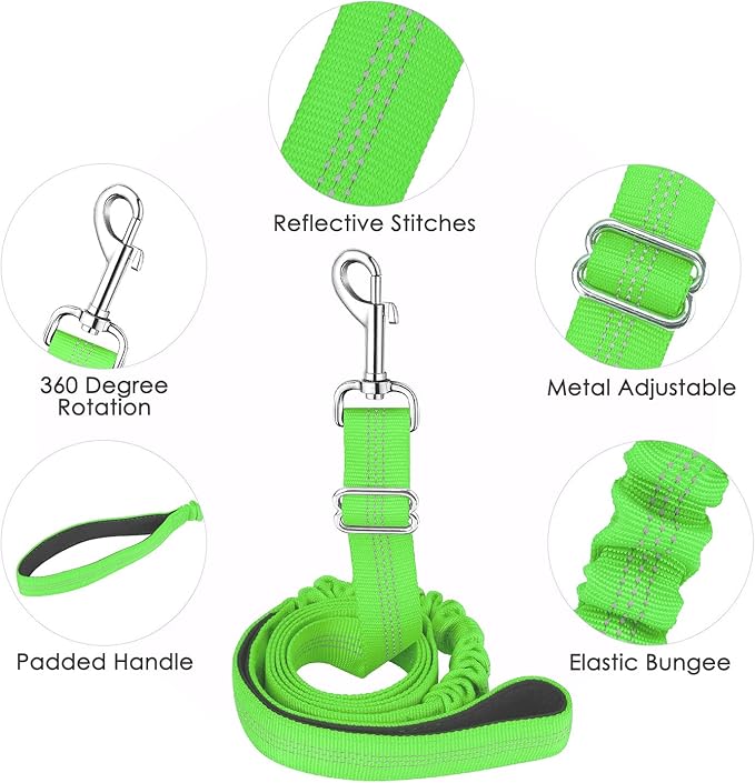 Lukovee Dog Harness and Leash Set 4ft Lightweight
