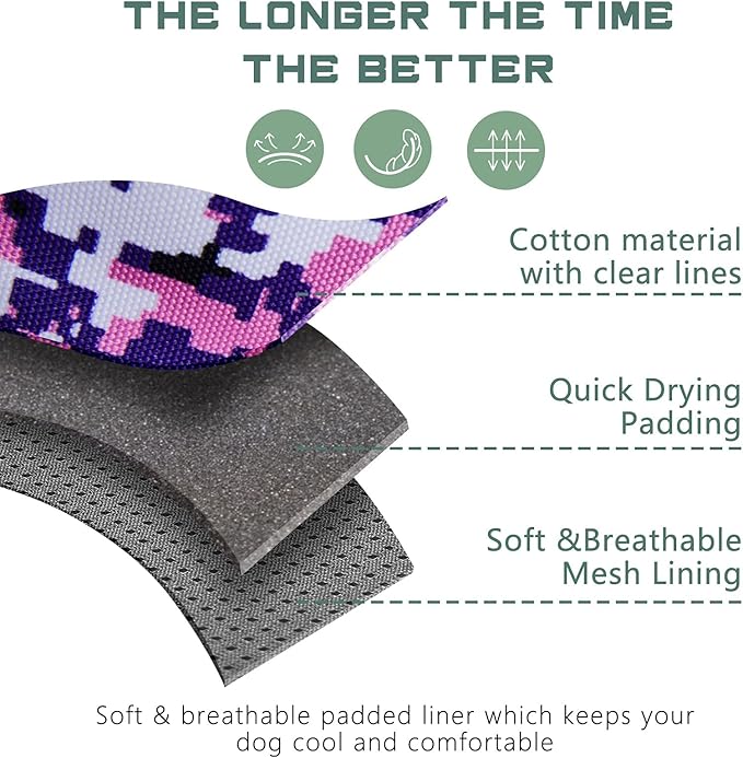 BUMBIN Tactical Dog Harness for Large Dogs No Pull