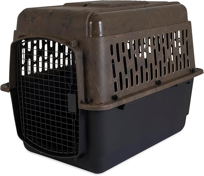 Petmate Ruffmaxx Camouflage Dog Kennel Pet Carrier & Crate 32' (30-50 w/360-Degree Ventilation,