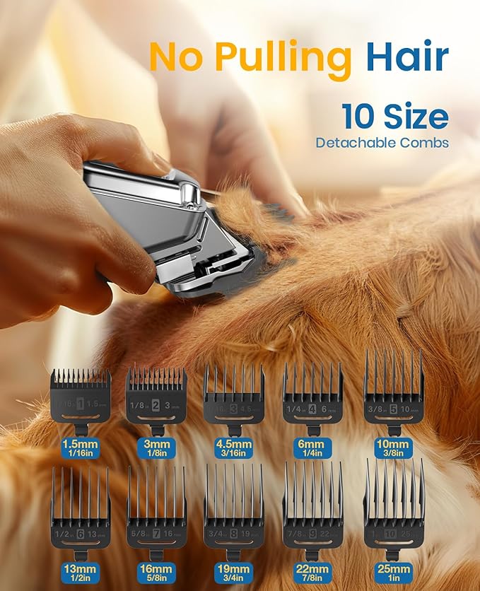 oneisall Dog Clippers for Grooming for Thick Heavy