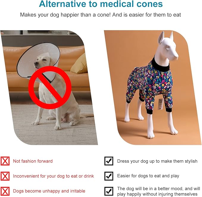 LovinPet Dog Pajamas Apparel for Medium Dogs -Dog Pet Pajamas Jamammies,2XL