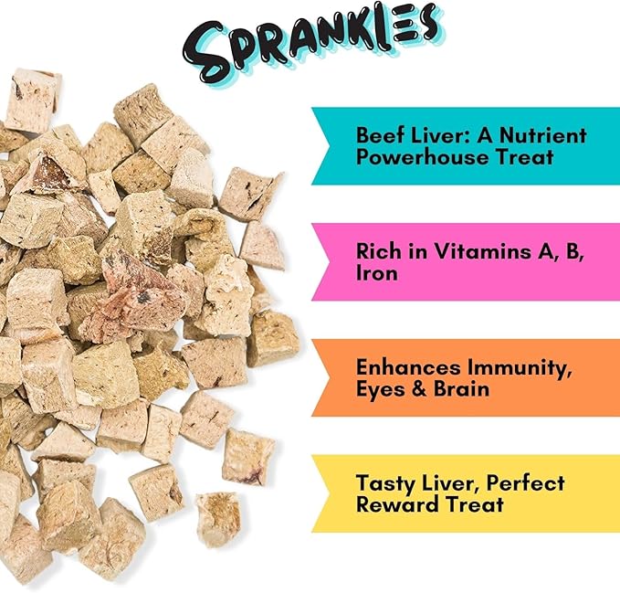 Freeze Dried Beef Liver Treats for Cats & Dogs