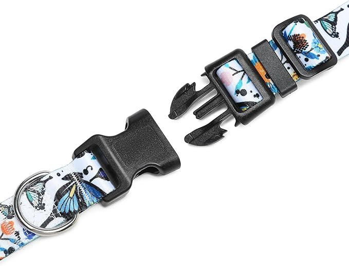 Adjustable Dog Collar with Patterns