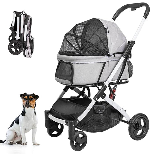 Pet Stroller for Middle Dogs Cats with Pets