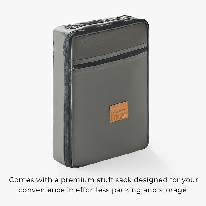 Allisandro Nylon Outdoor Dog Bed Trail Pup Travel Mat w/Stuff Sack 40 x 29.5 Inches