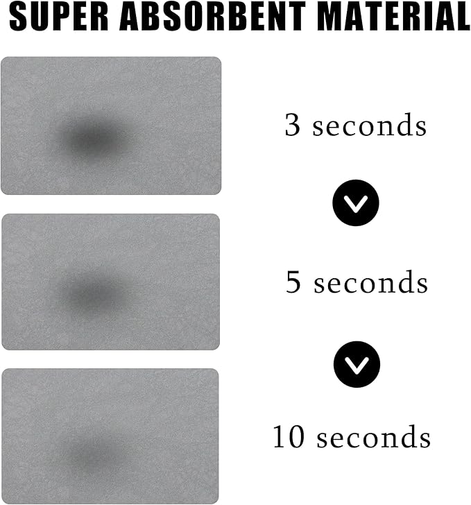 YCT Cat Pet Food Mat 11.8"x18.1" Navy