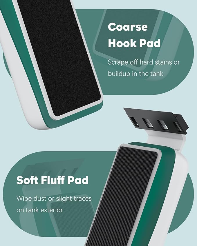 Pawfly Strong Magnetic Fish Tank Cleaner Aquarium Glass 2 Detachable 1/4 Inch