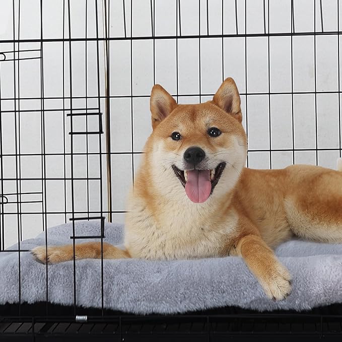 36 Inch Dog Crate Pad Washable Luxury Faux Fur 36 x 24 Soft 55 lbs
