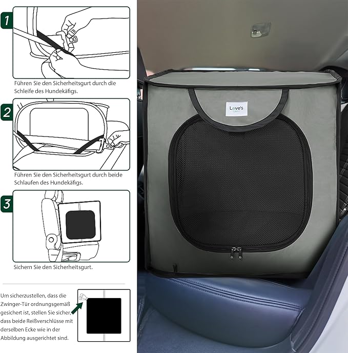 Love's cabin 36in Portable Large Dog Bed