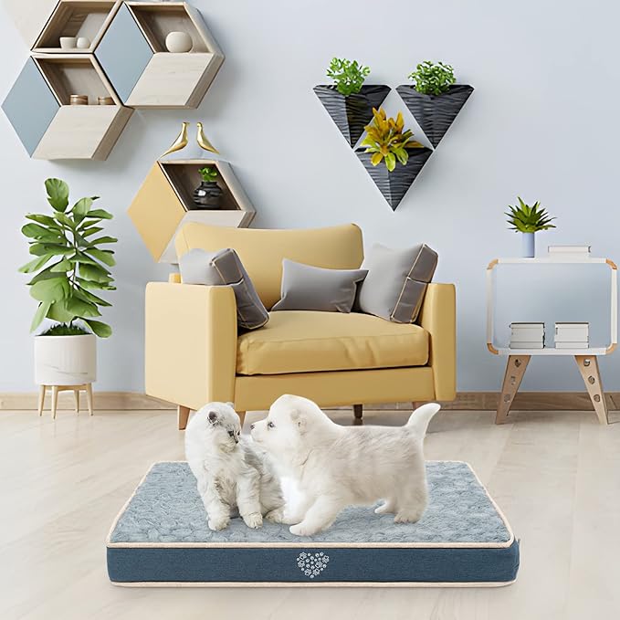 VANKEAN Waterproof Dog Crate Pad Bed Mat Reversible (Cool & Warm)