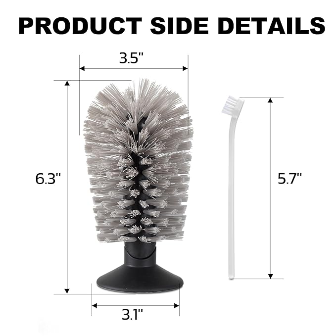 Turtle Brush with Suction Cup