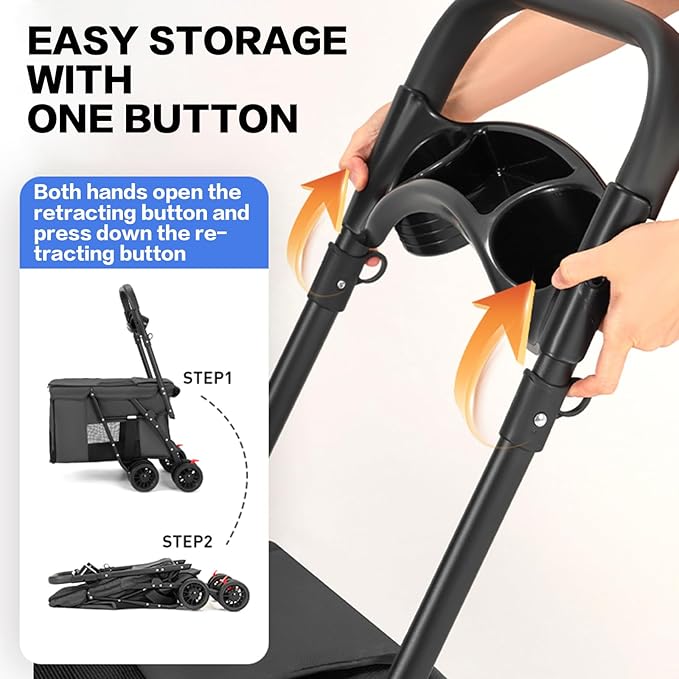 Pet Stroller 4 Wheels