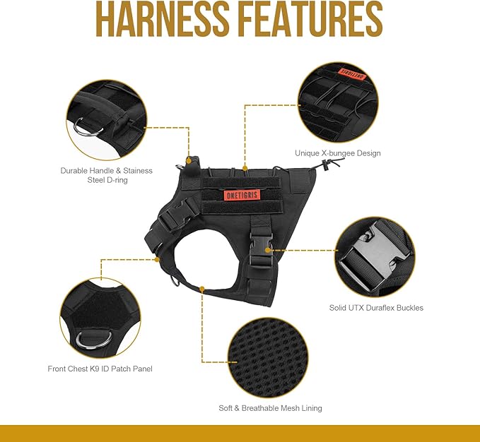 OneTigris Tactical Dog Harness