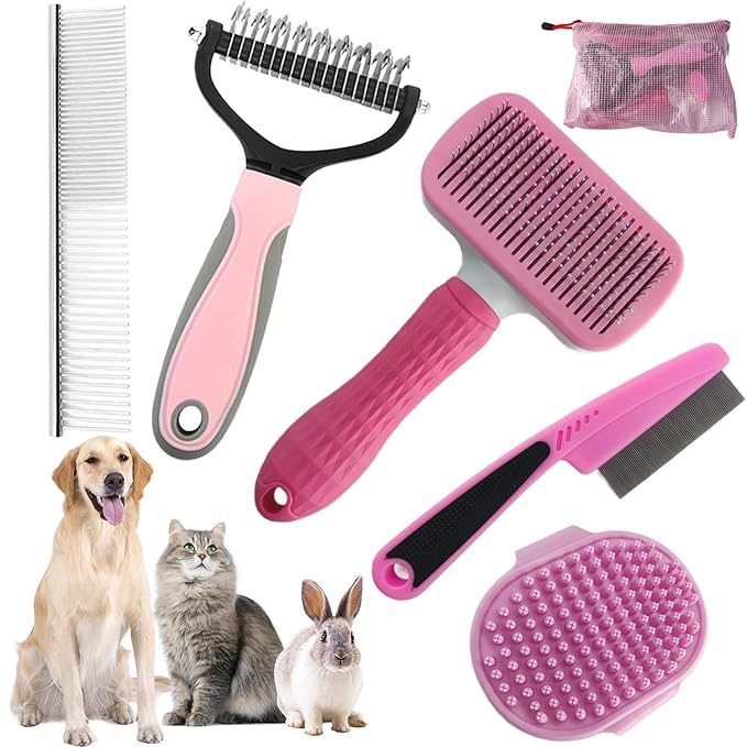 Dog Brush for Shedding 6 PCS