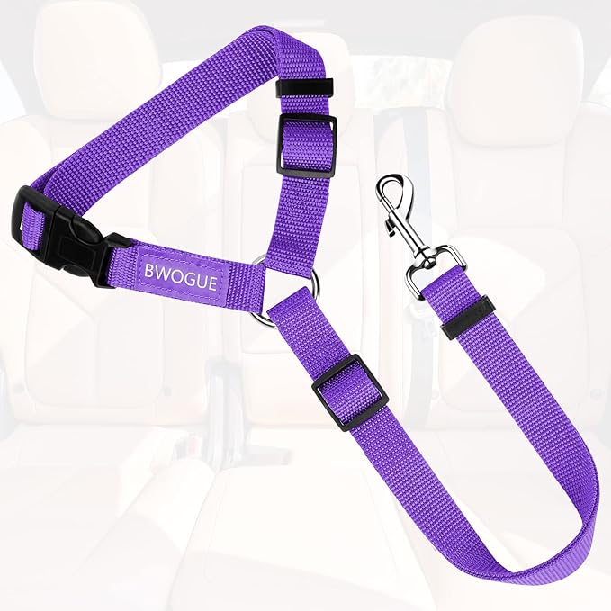 BWOGUE Pet Dog Cat Seat Belts (1 Pack)