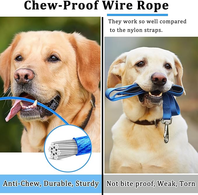 BamLue Dog Harness 2 Pack 32 inch/80